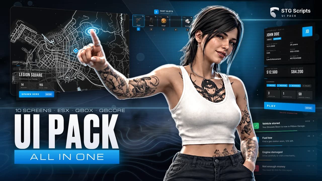 STG UI Pack All in One cover