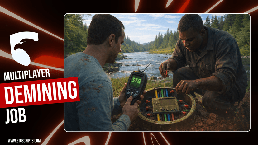 Multiplayer Demining Job