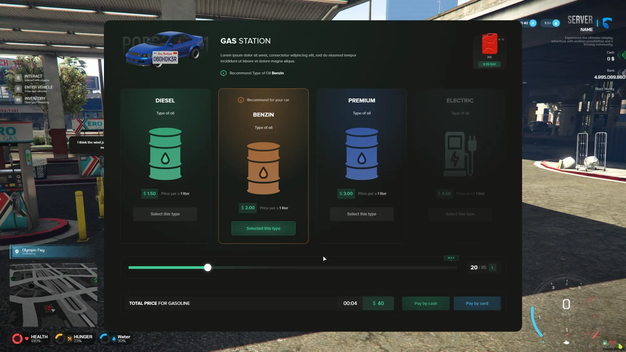 Multi-Type Fuel System
