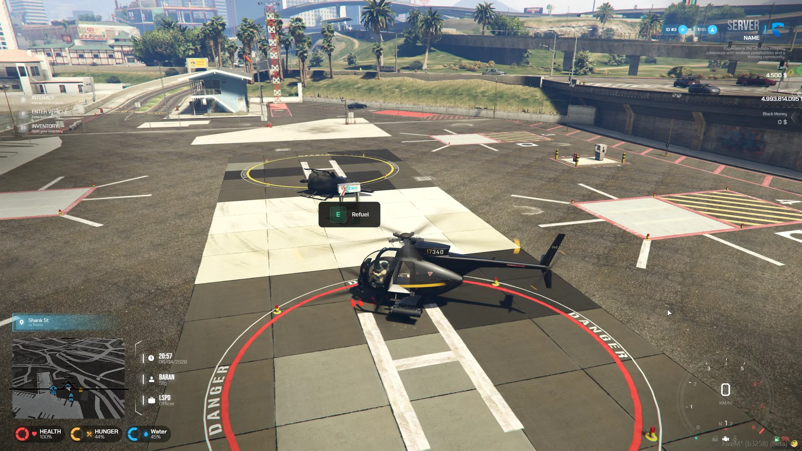 Helicopter Refueling Pads