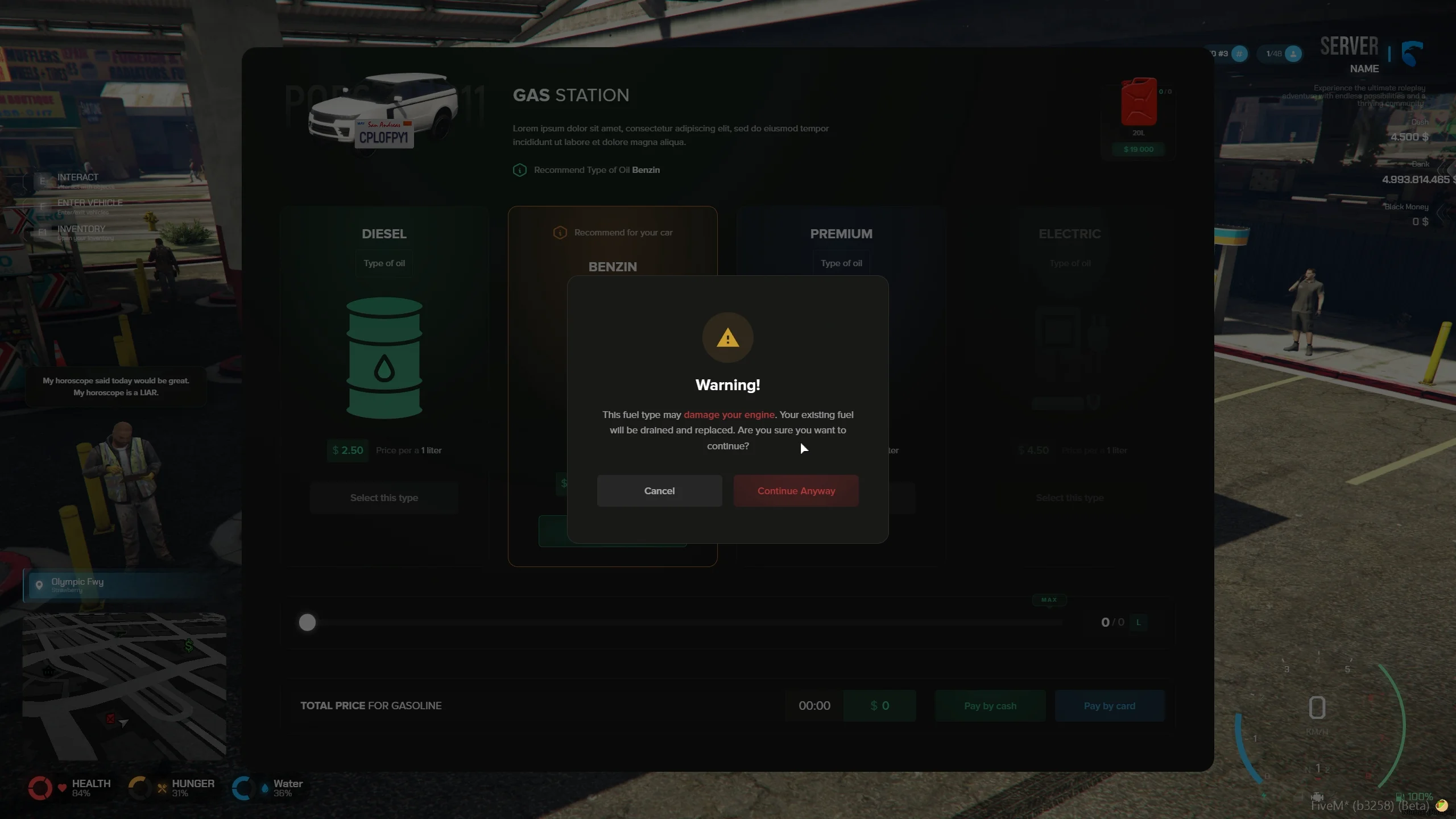 Wrong Fuel Engine Damage